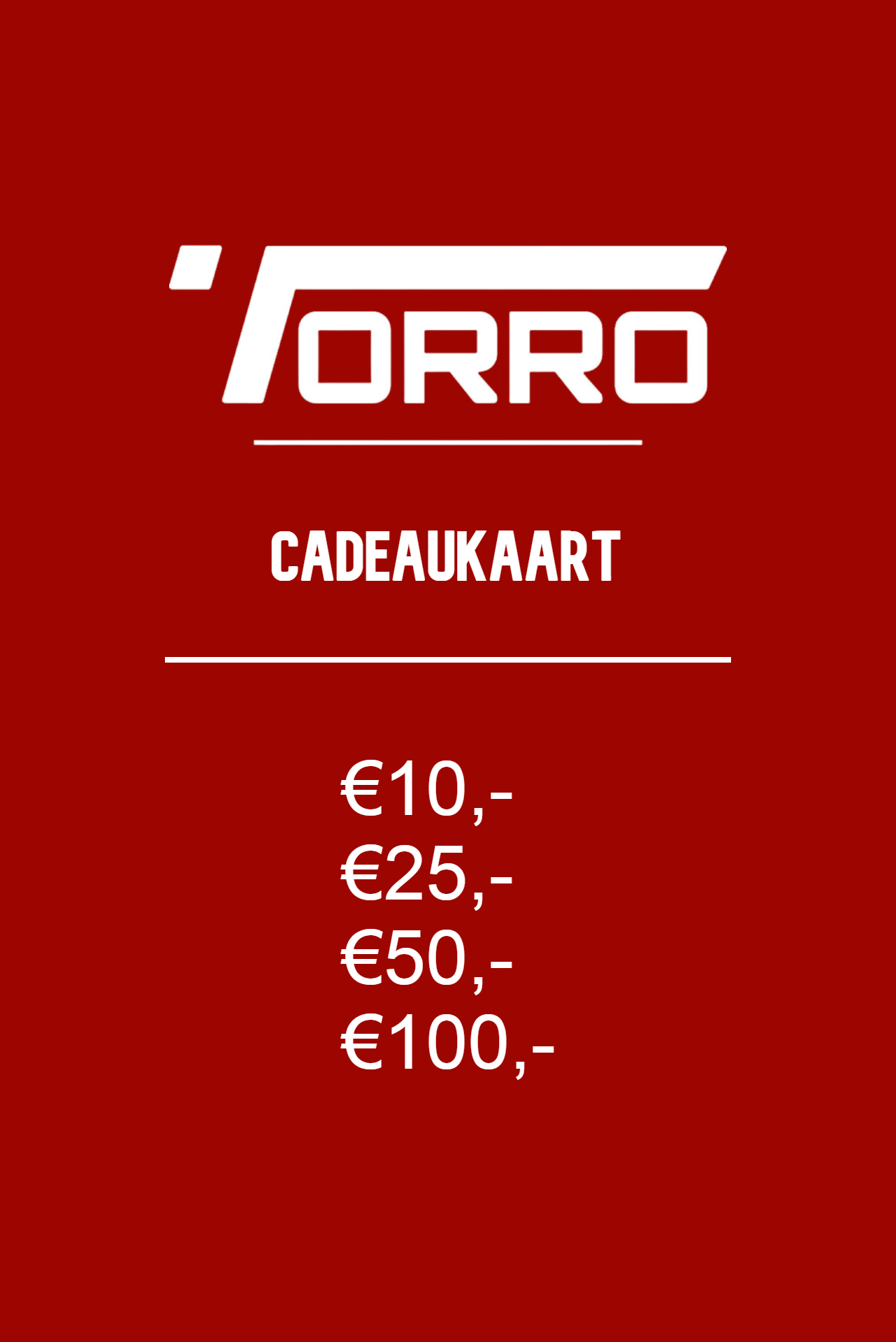 Torro Cleaning Cadeaubon
